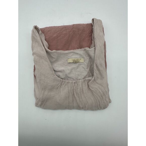 Giusy Silk Top for Women Sz M Sleeveless Gradient Pink Lined AS IS - Picture 4 of 10